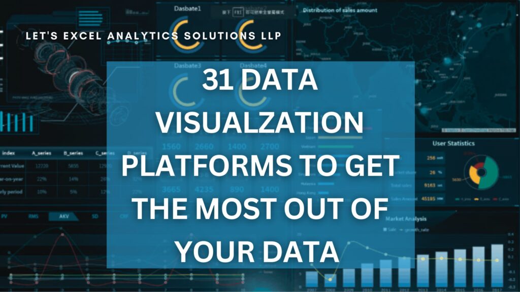 You Get Data 31 Data Visualization Platforms to Get the Most Out of Your Data | Let ...